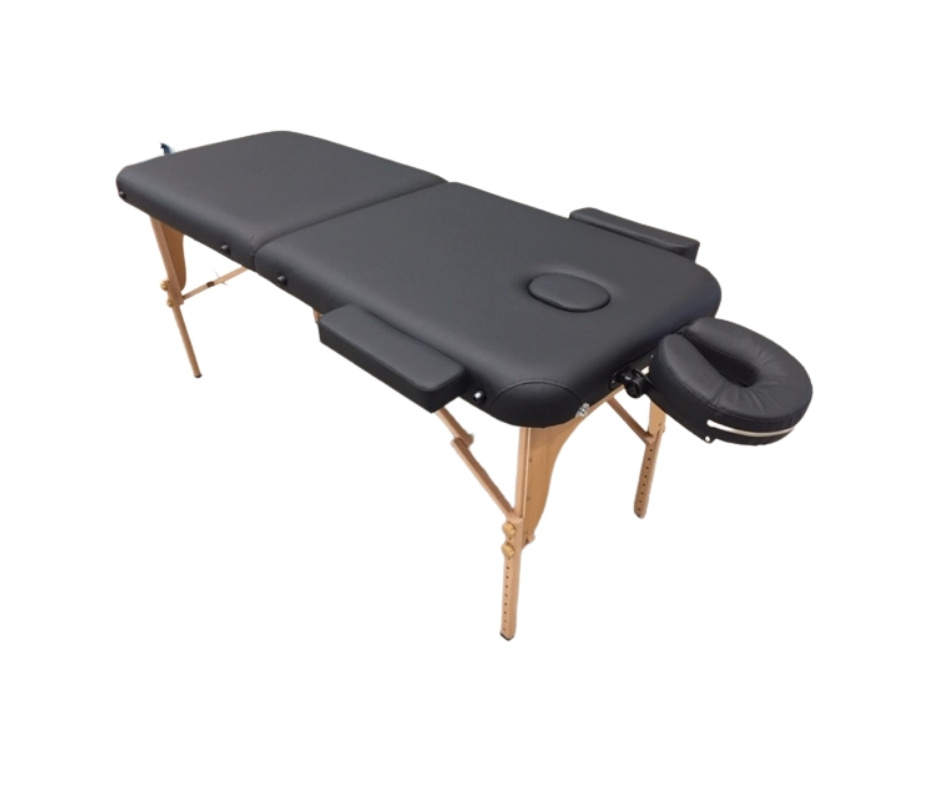 Lucy Portable Massage Bed | Cream / Black - Image 2