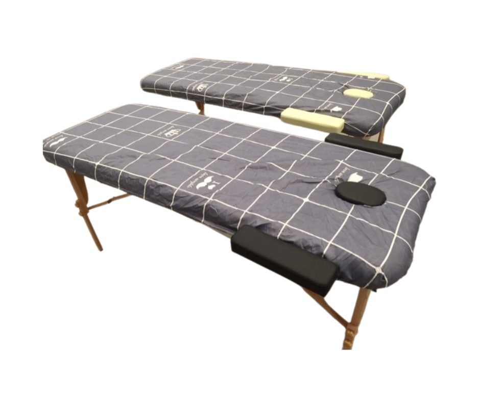 Lucy Portable Massage Bed | Cream / Black - Image 6