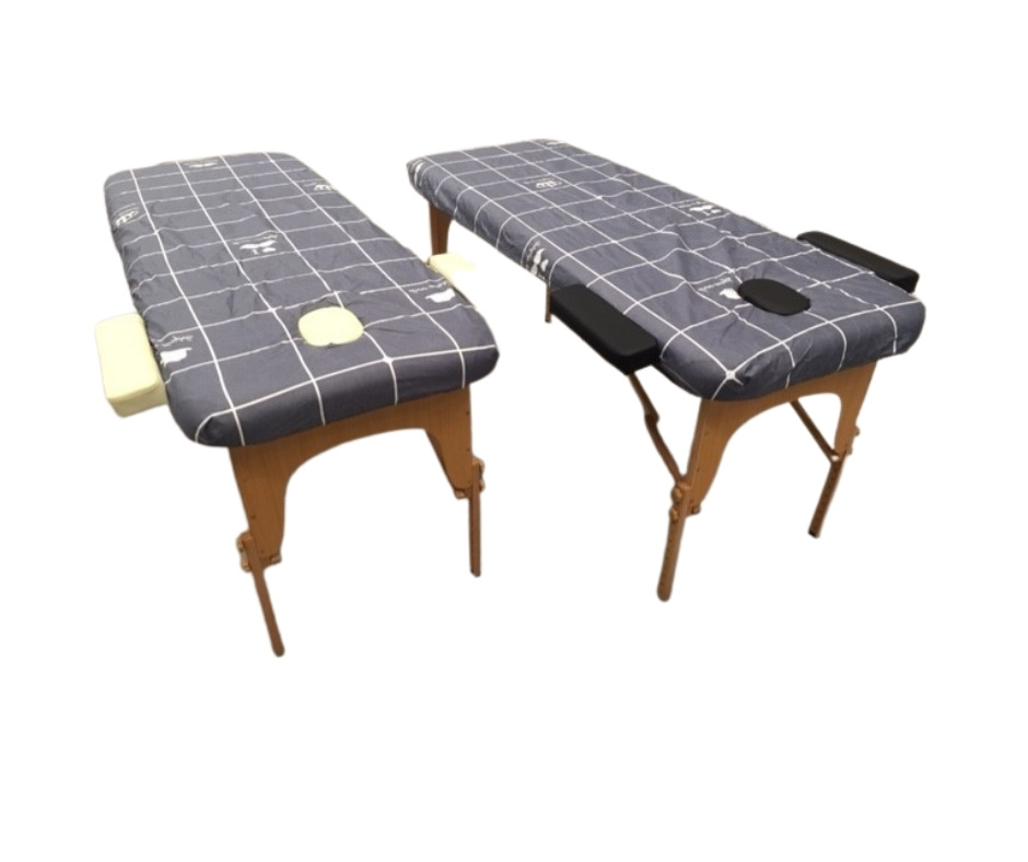 Lucy Portable Massage Bed | Cream / Black - Image 7