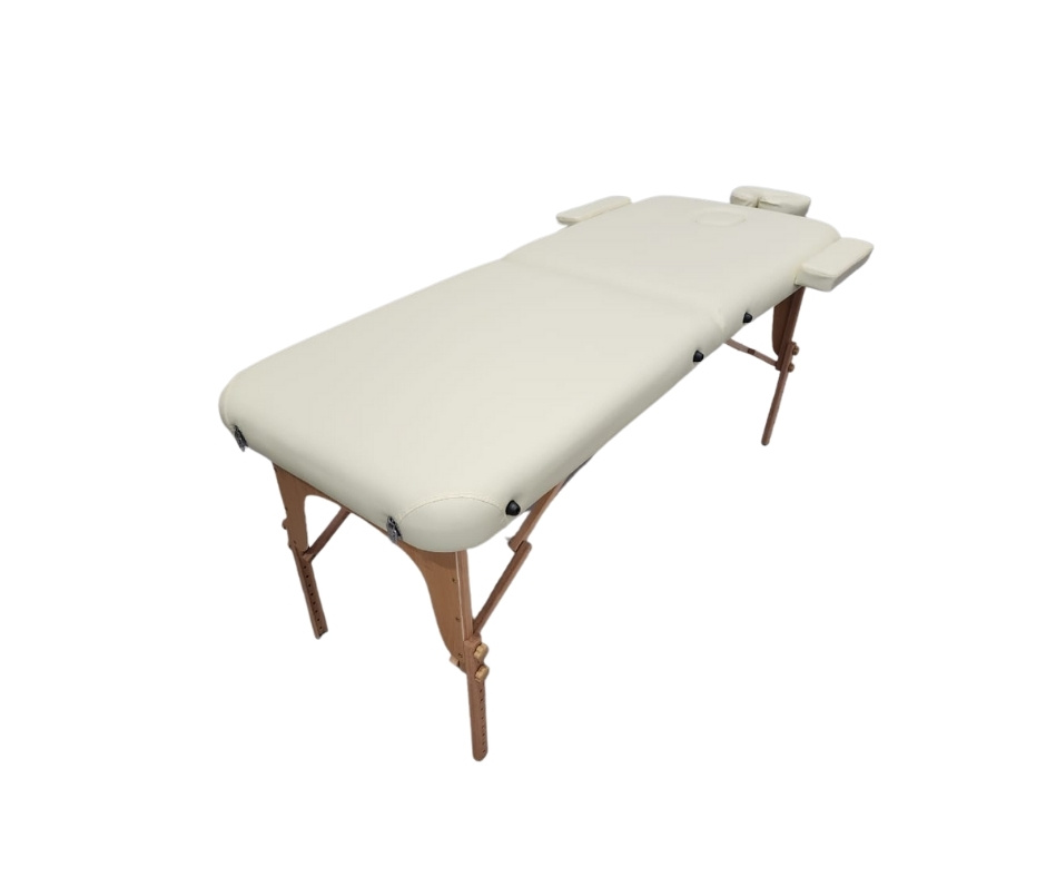 Lucy Portable Massage Bed | Cream / Black - Image 11