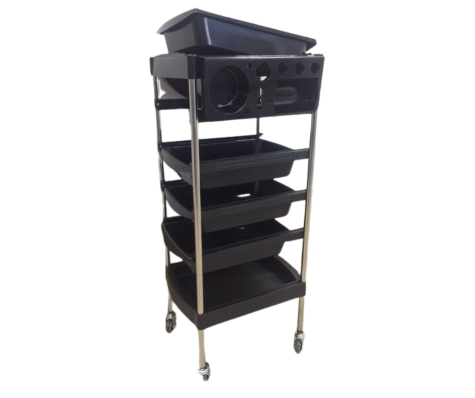 Trento Salon Trolley | Black - Image 4