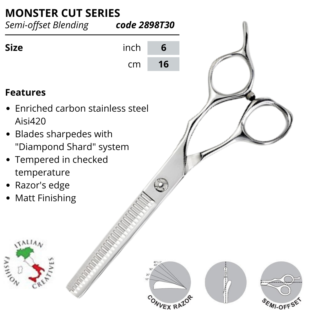 Kiepe Scissor - Monster Cut - Semi-Offset Thinning | 6" - Image 2
