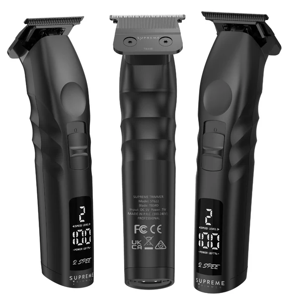 Supreme Trimmer 2Speed &Removable Blade Sys. Black - Image 4