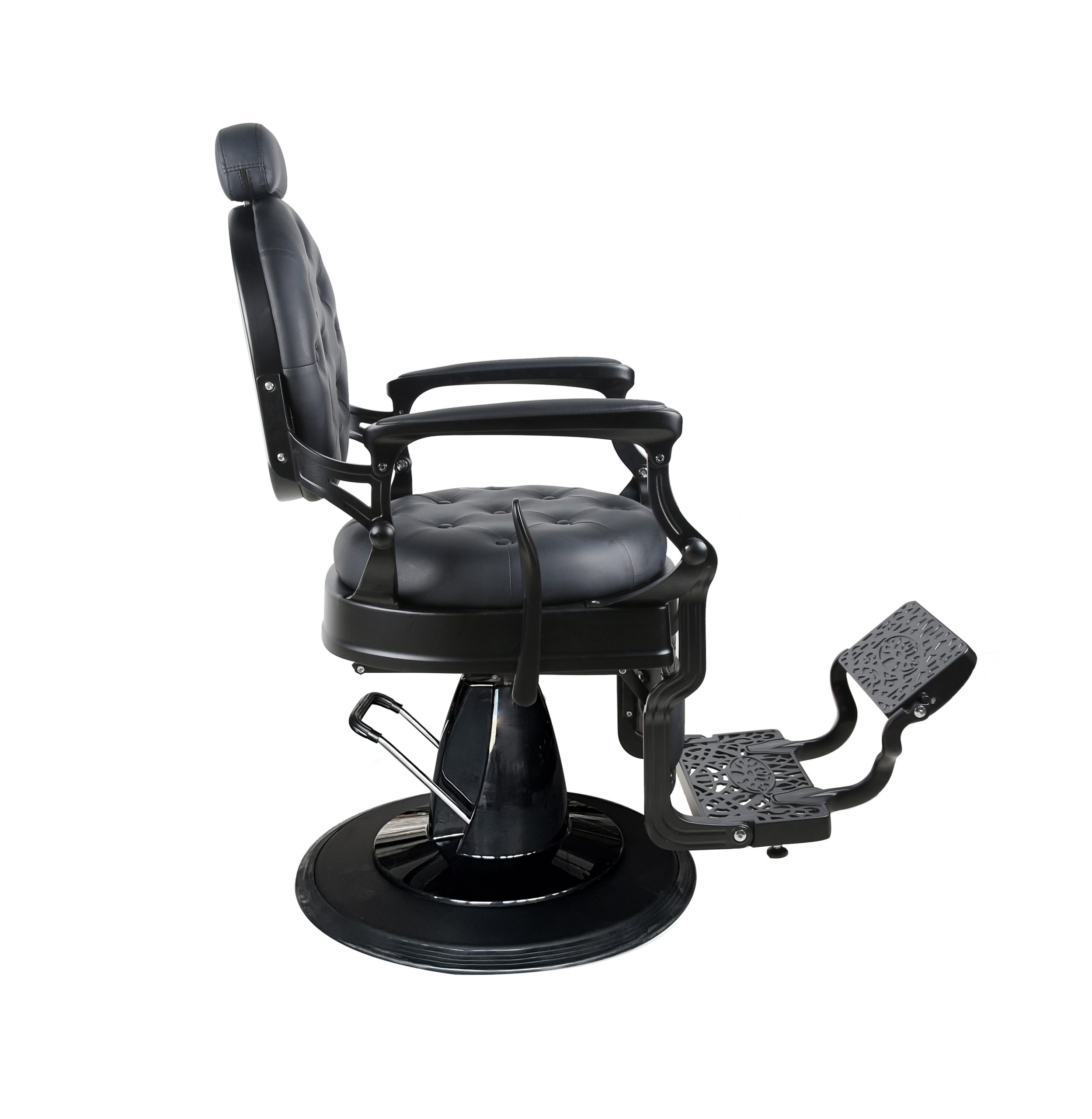 Panther Premium Barber Chair | Full Black - Image 4