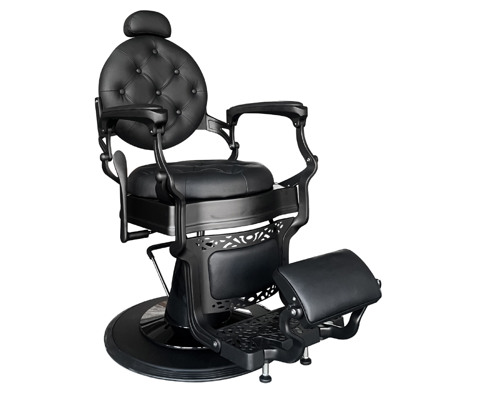 Panther Premium Barber Chair | Full Black