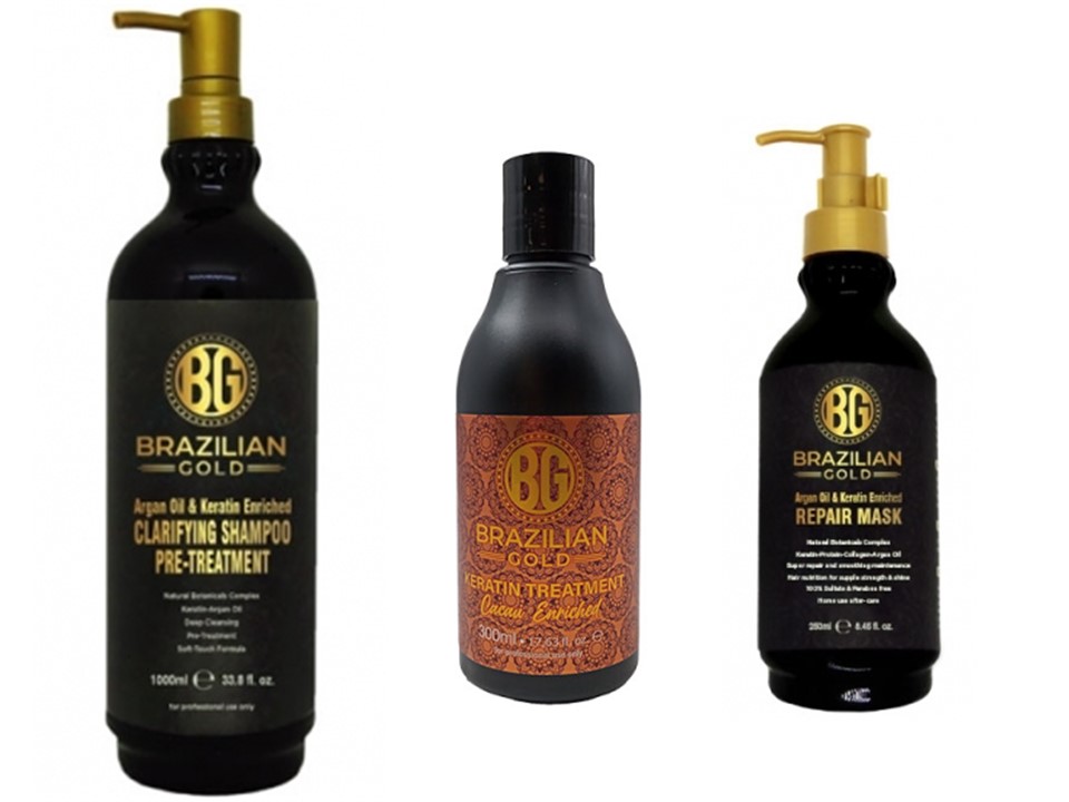 Brazilian Gold Cacau Keratin Treatment Kit | 300ml