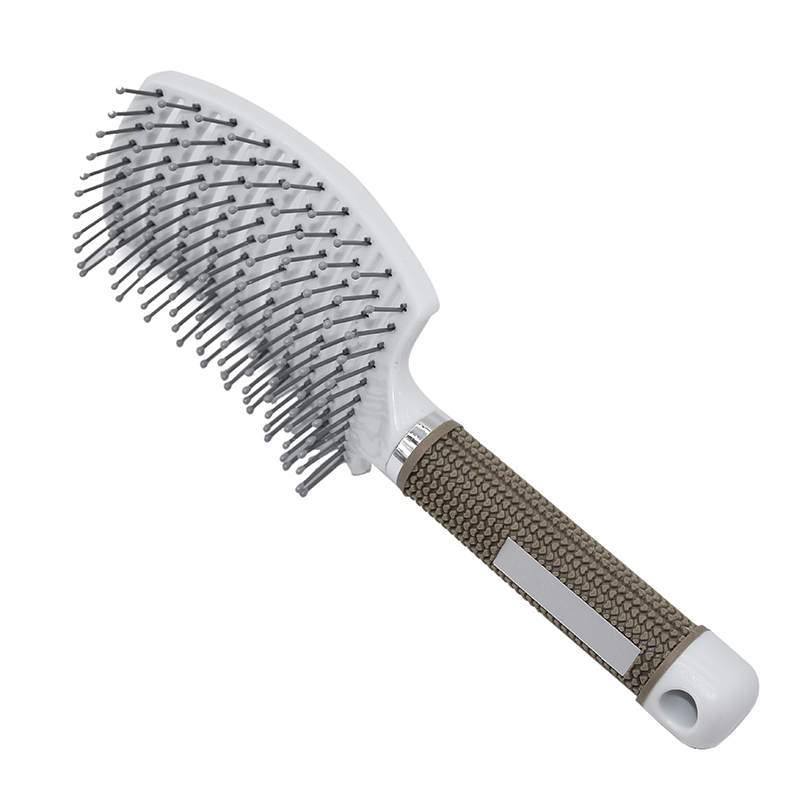 Quick Dry Paddle Brush | White & Gold