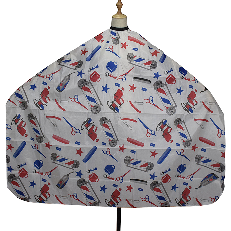 Cape Blue,Red and White Pattern with hook