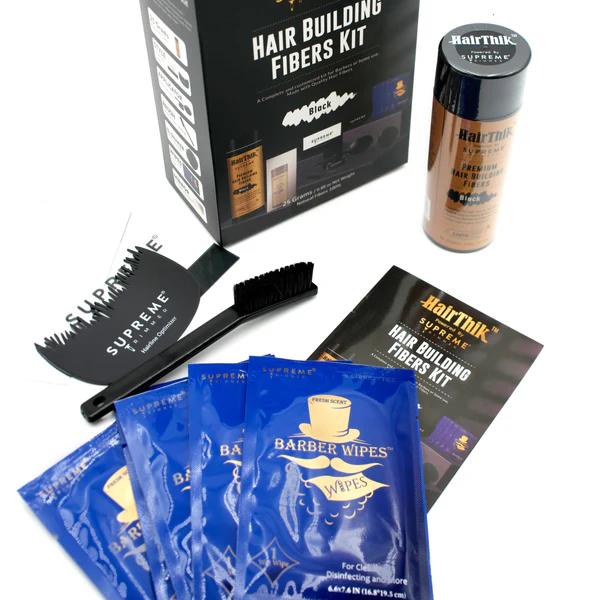 Supreme HairThik Hair Fibres Kit | Black - Image 4