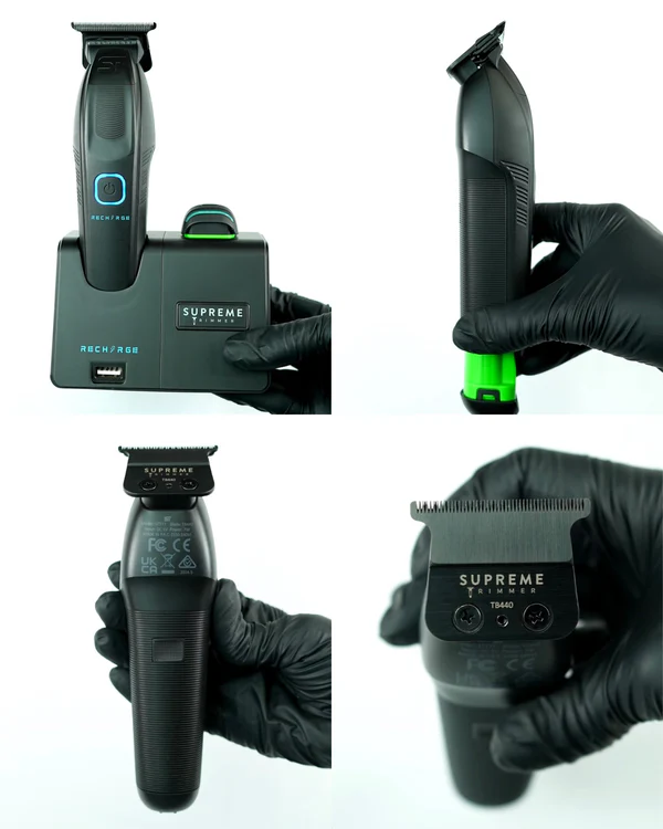 Supreme Recharge Trimmer & Smart Base | Black - Image 5