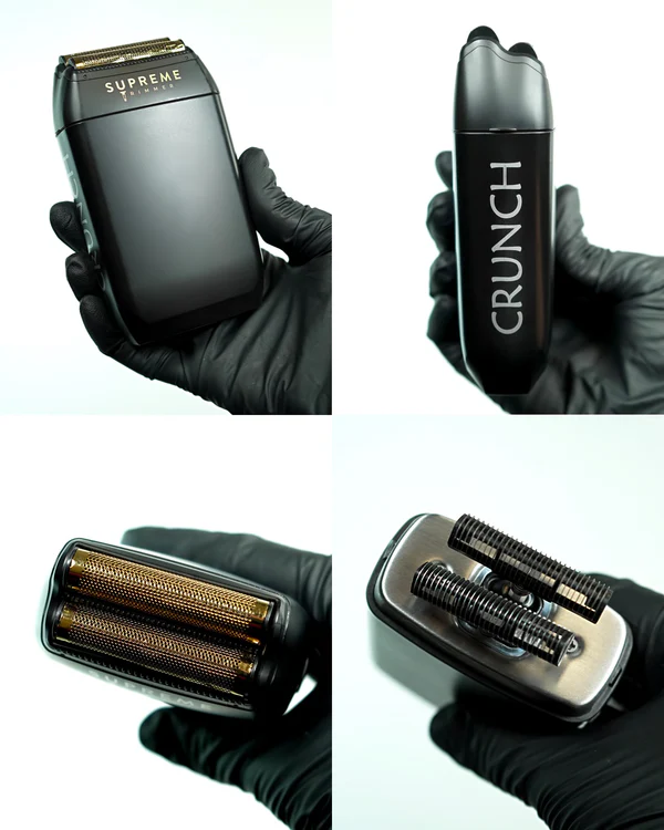Supreme Crunch Dual Foil Shaver Waterproof | Black - Image 2
