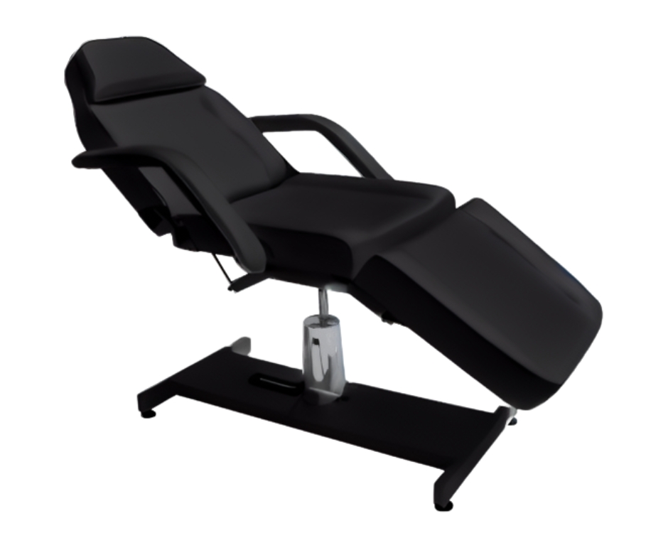 Mary Facial Bed With Hydraulic Pump | Black