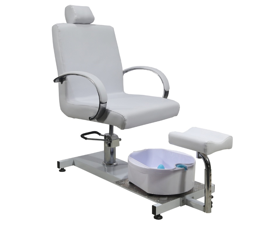 Lisa Pedicure Station with Footspa | White