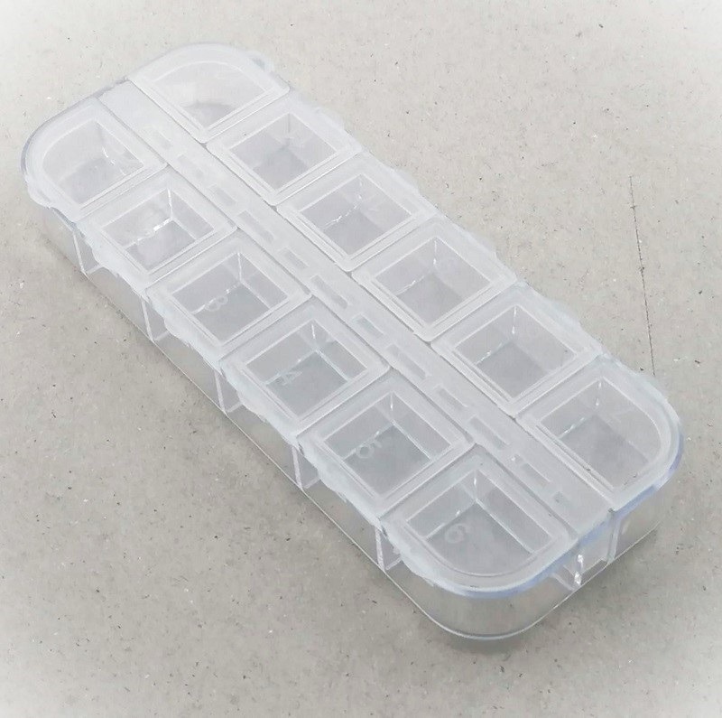 Nail Accessories Container Compartments