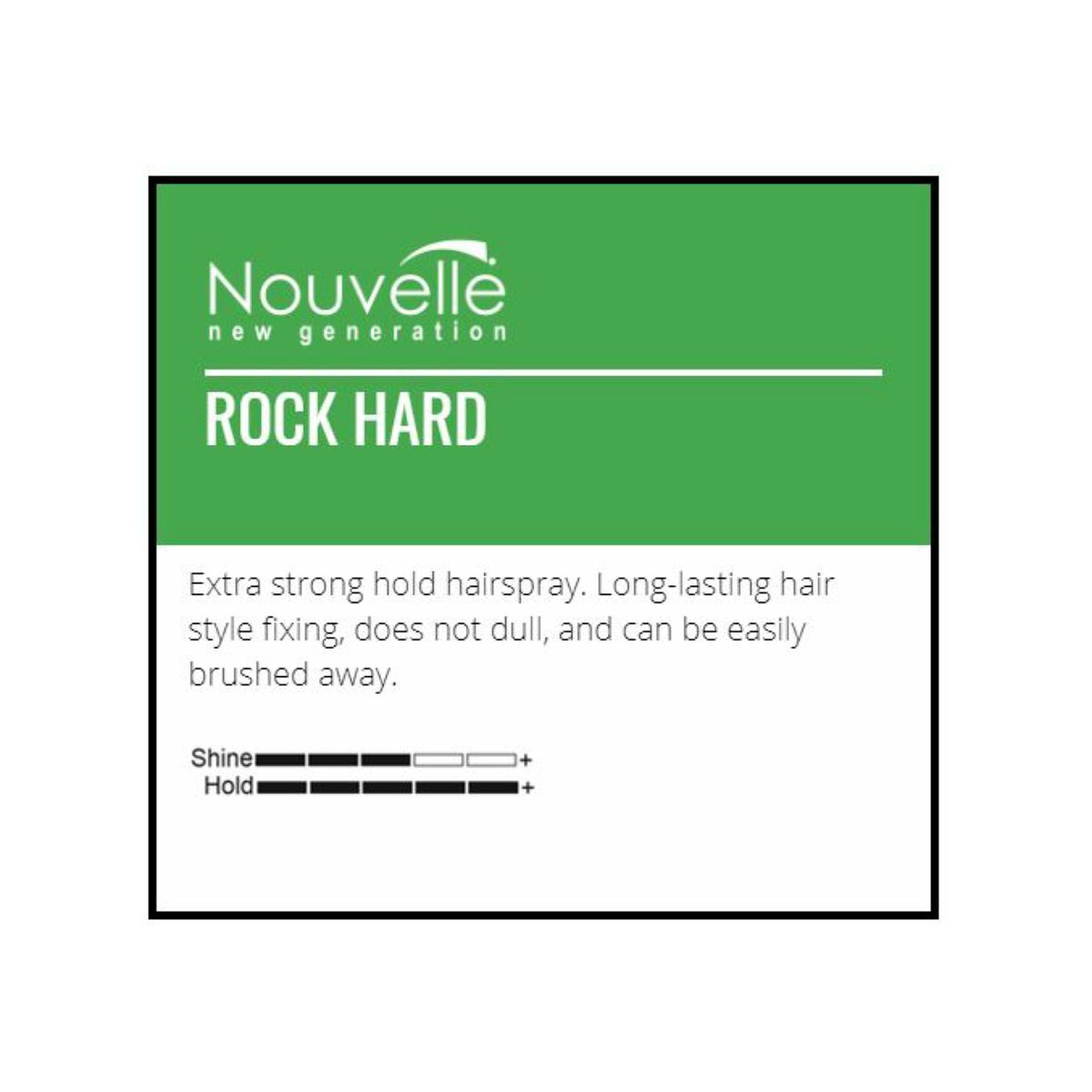 Nouvelle Re-Styling Rock Hard Hairspray | 500ml - Image 2