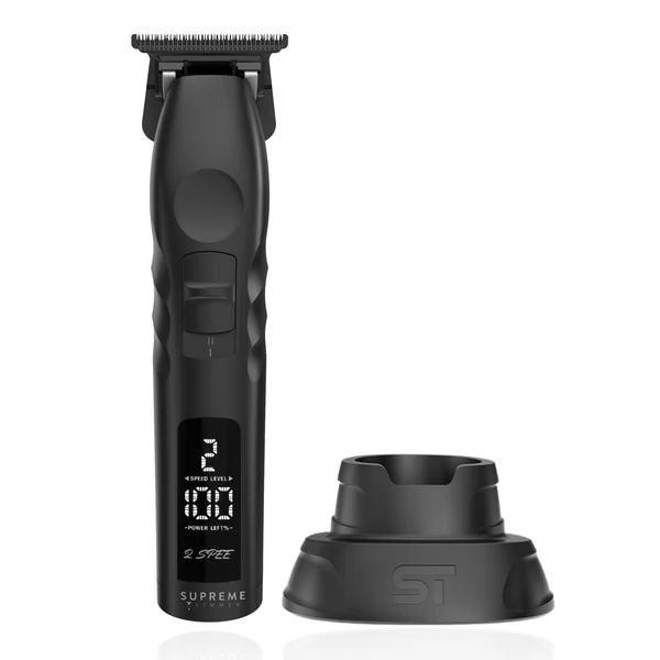 Supreme Trimmer 2Speed &Removable Blade Sys. Black