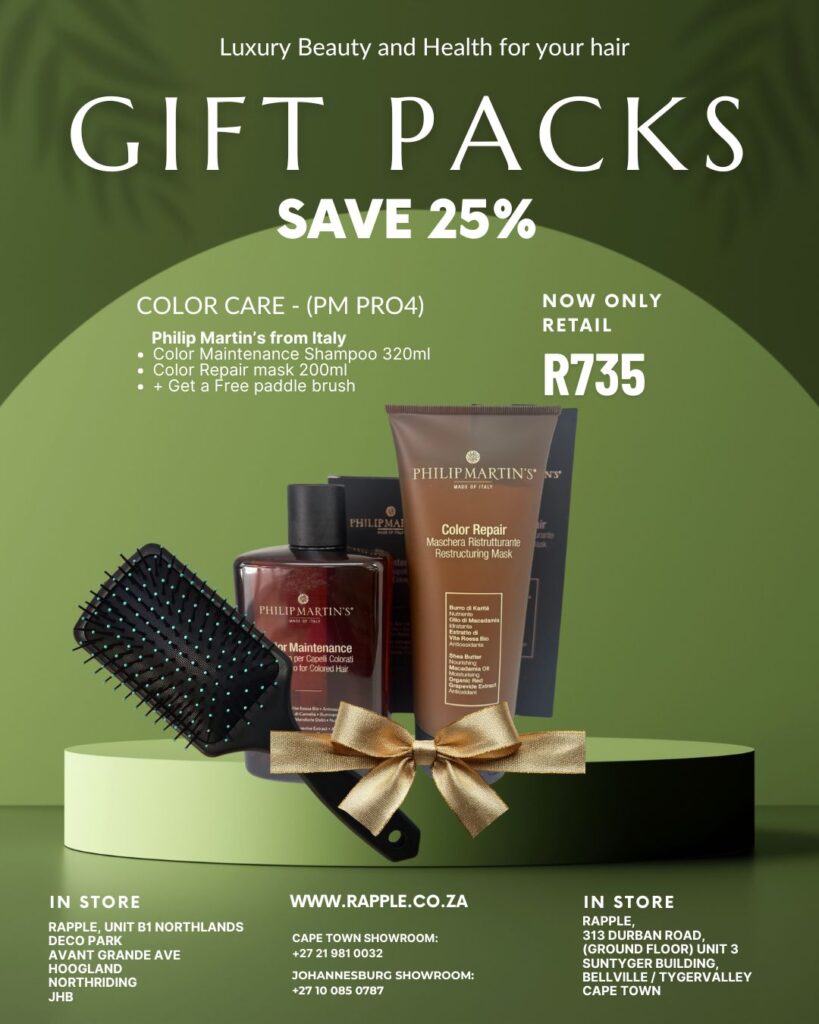 Philip Martins hair colour care gift pack