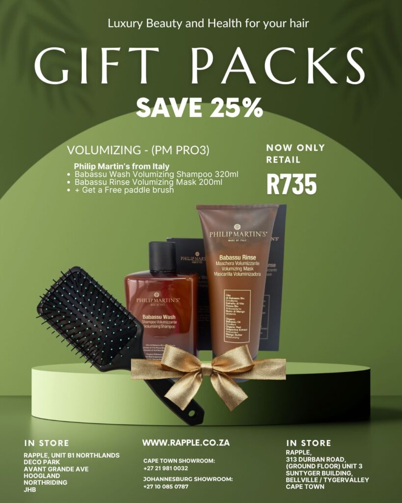 Philip Martins Volumizing hair products gift pack