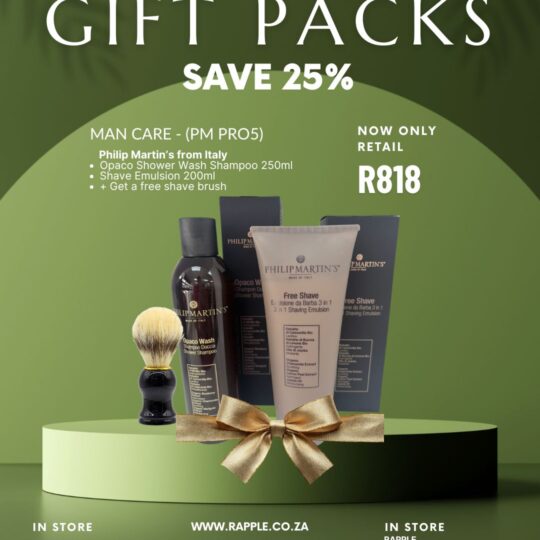 PM PRO5 Man Care Gift pack – Rapple